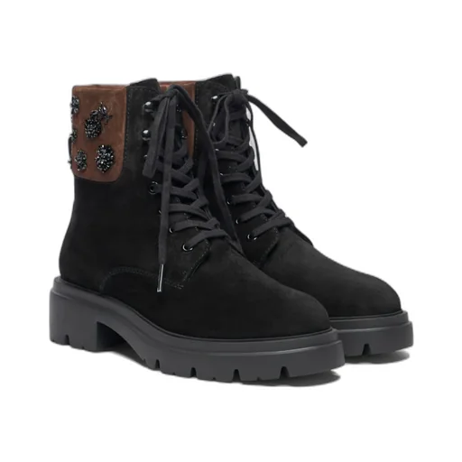 Hudson Lace-Up Bootie