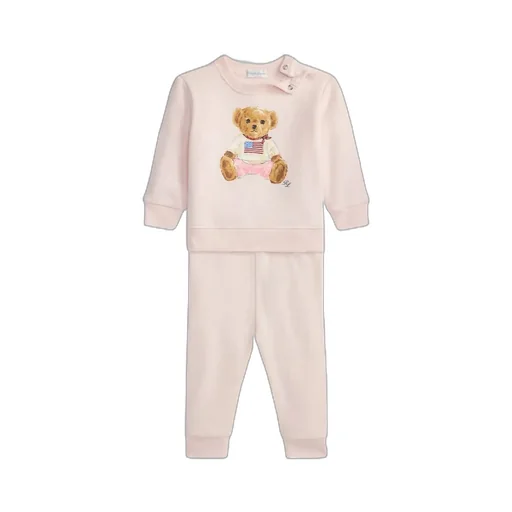 Teddy- Print Trousers Set
