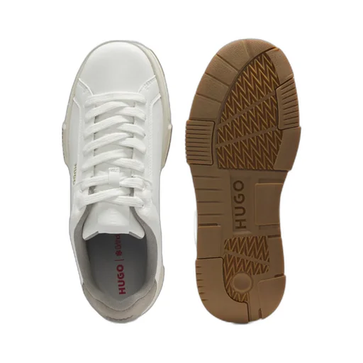 Trainers In Faux Leather