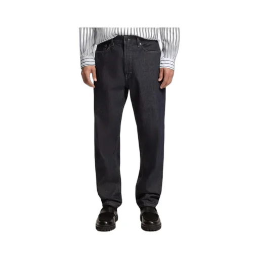 Relaxed-Fit Jeans In Dark-Blue Denim