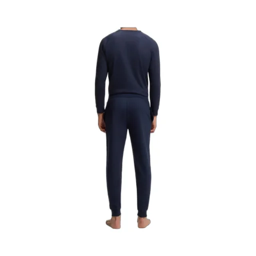 Cotton-Terry Tracksuit Bottoms With Stripes And Logo