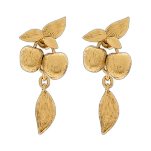 Boucles D’Oreilles Cerise En MÉTal