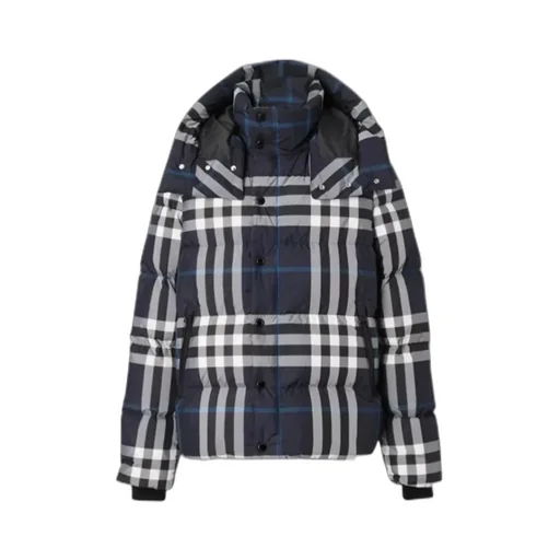 Plaid Hooded Cotton Jacket