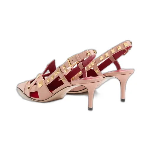 Valentino Garavani Studdy Slingback Pointed Toe Pumps