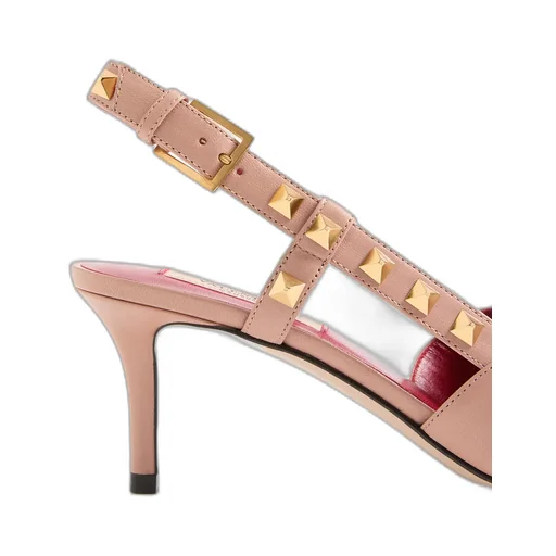Valentino Garavani Studdy Slingback Pointed Toe Pumps