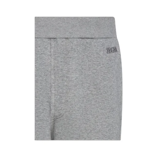 Zegna Logo Detail Elasticated Waistband Pants