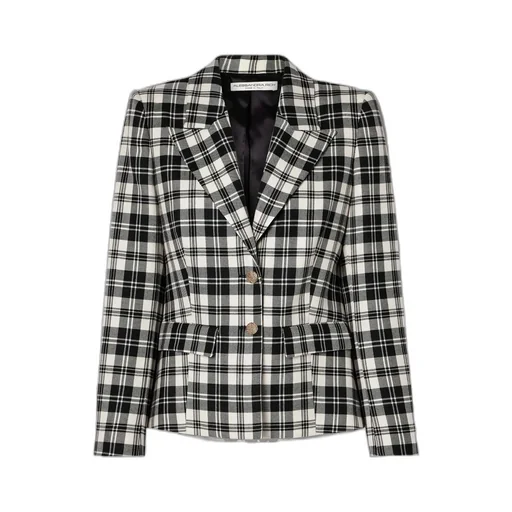 Checked Suit Coat