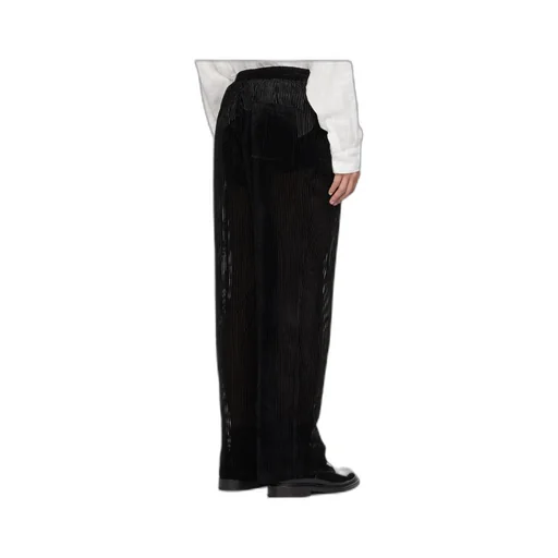 Devored Stripes Large Pleats