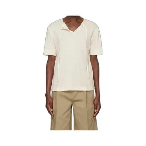 Tie-Up Short-Sleeved T-Shirt