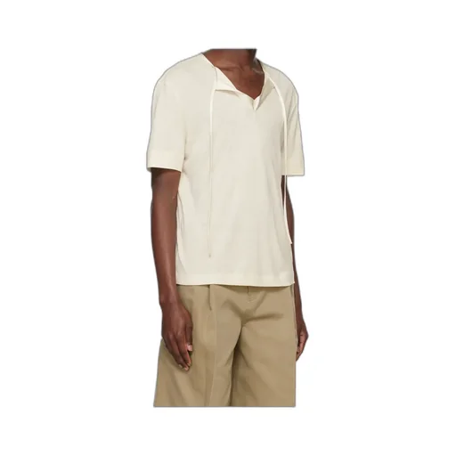 Tie-Up Short-Sleeved T-Shirt