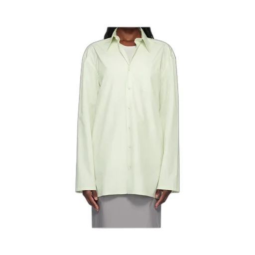Long-Sleeved Collared Shirt