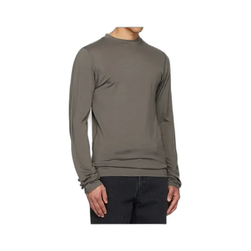 Crew Neck Knitted Wool T-Shirt