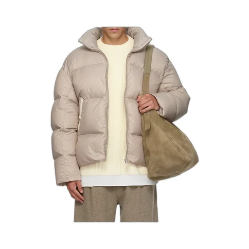Stand-Up Collar Hoodless Cotton-Padded Jacket