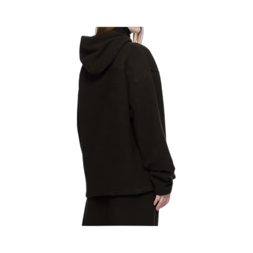 Wool Fleece Hooded Sweatshirt