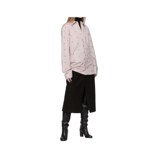 Long-Sleeved Embroidered Shirt
