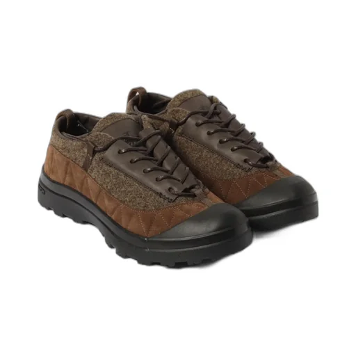Suede-Panel Sneakers
