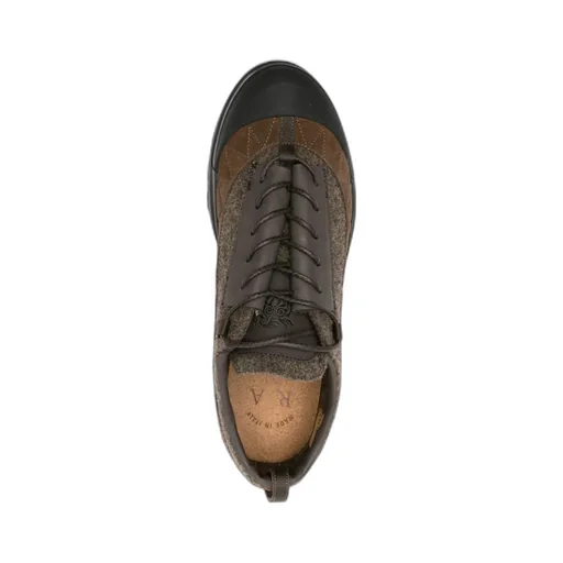 Suede-Panel Sneakers