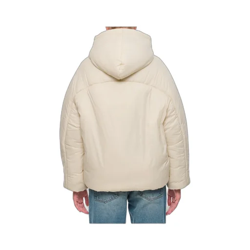 Hooded Zippered Cotton Jacket