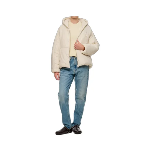 Hooded Zippered Cotton Jacket