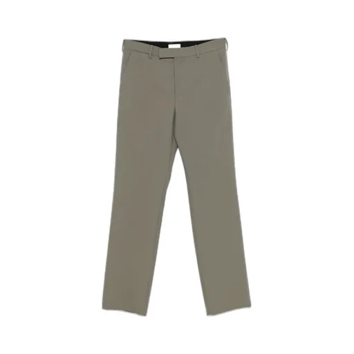 Fitted Wool Casual Pants
