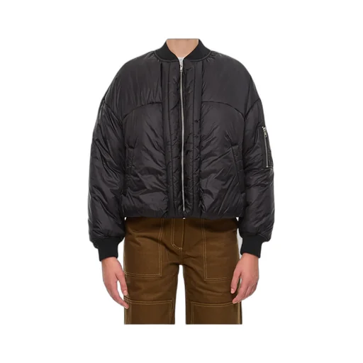 Zip-Fasteing Padded Jacket