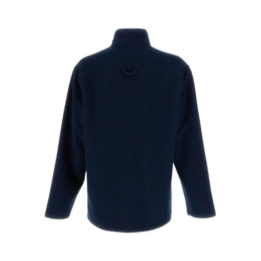 Virgin Wool Zip-Up Sweater