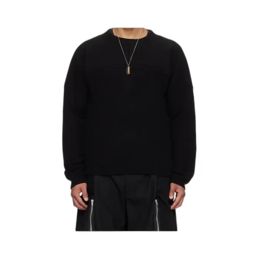Wool Blend Crew Neck Sweater