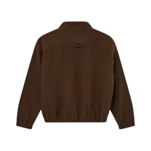 Half-Zip Wool Sweatshirt