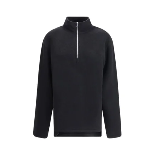 Half-Zip Wool Sweatshirt