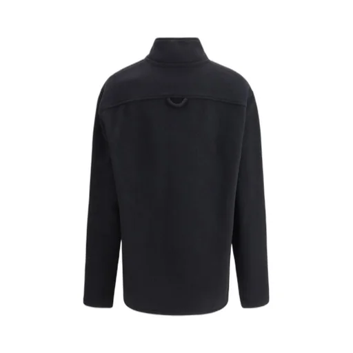 Half-Zip Wool Sweatshirt