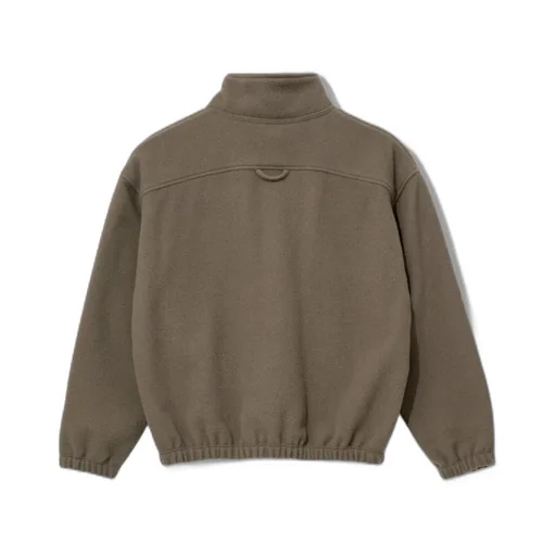 Half-Zip Wool Sweatshirt