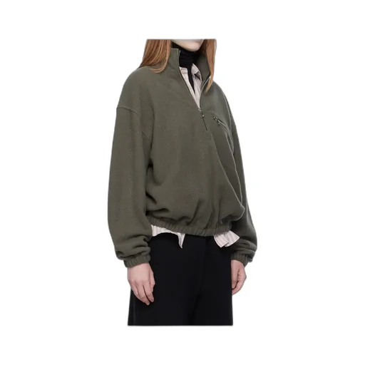 Half-Zip Long-Sleeve Sweatshirt