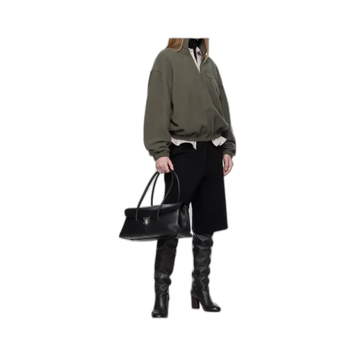 Half-Zip Long-Sleeve Sweatshirt