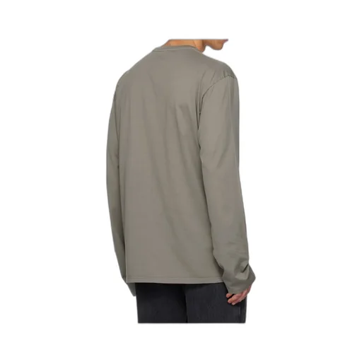 Crew Neck Knitted Cotton T-Shirt