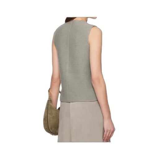 Tyrolean Gilet Wool Sleeveless Cardigan