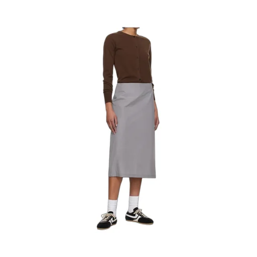 Popeline Midi Skirt