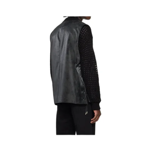 Knotted Faux Suede Vest
