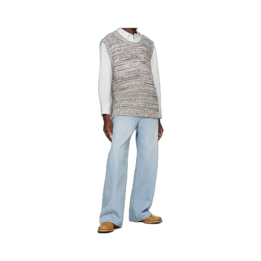 Mixed Color Knitted Vest