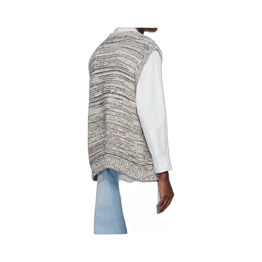 Mixed Color Knitted Vest