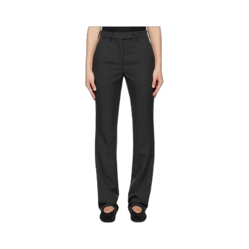 Wool Belt Loop Casual Pants