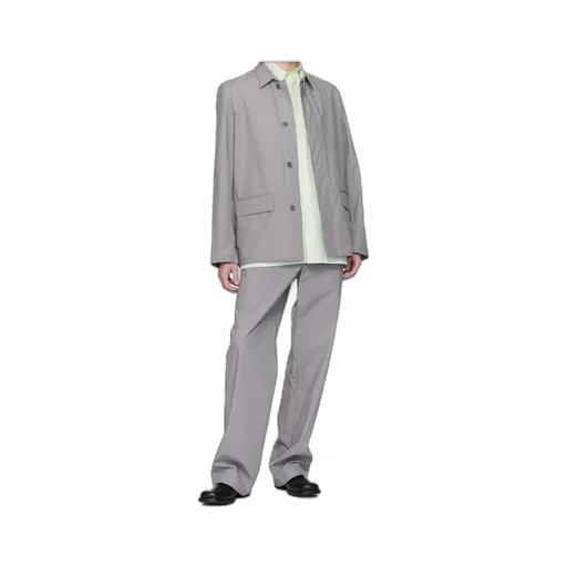 Long-Sleeved Collared Casual Jacket