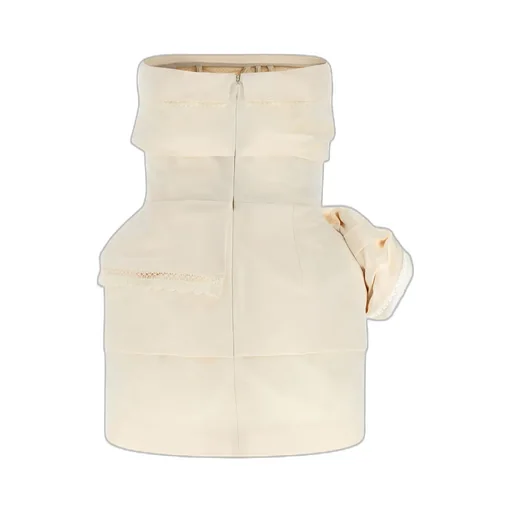 Magda Butrym Re26 Draped Off-Shoulder Mini Dress