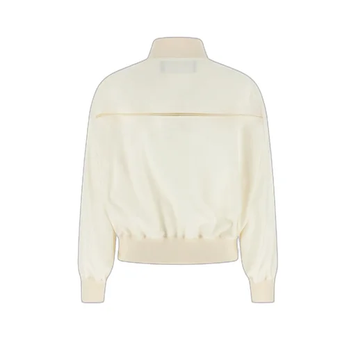 Fabiana Filippi Lace-Insert Bomber Jacket
