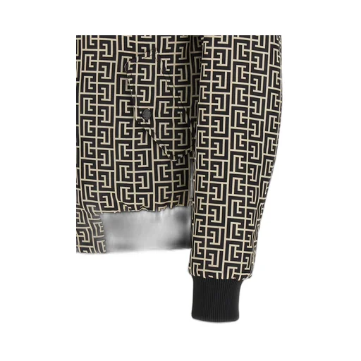 Balmain Monogram Reversible Bomber Jacket