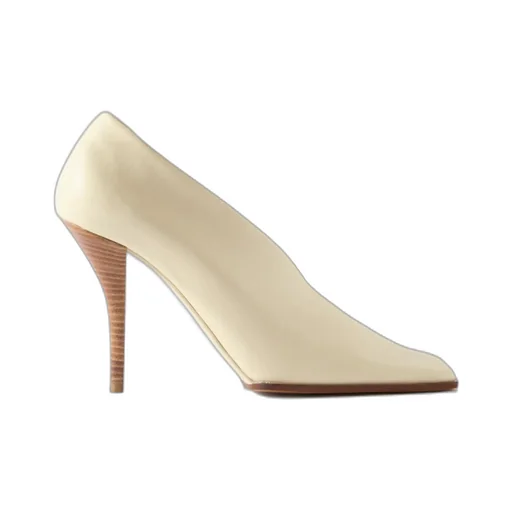 Square-Toe High Heels