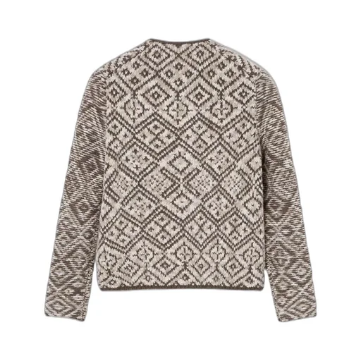 Paroo Jacquard Knit Cashmere Cardigan
