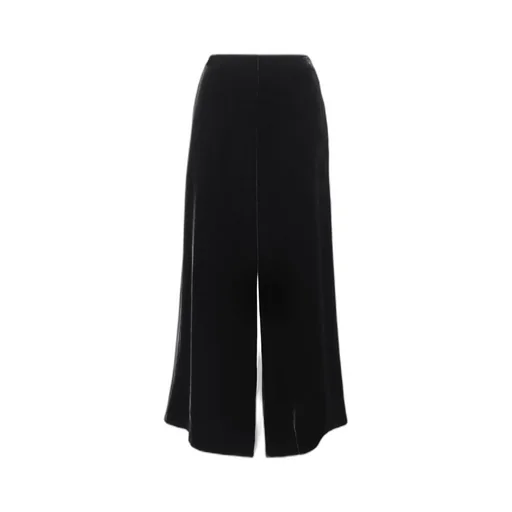 Elezar Velvet Wide-Leg Casual Pants