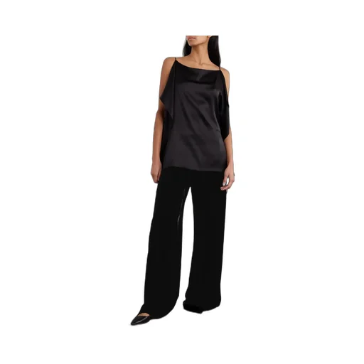 Elezar Velvet Wide-Leg Casual Pants