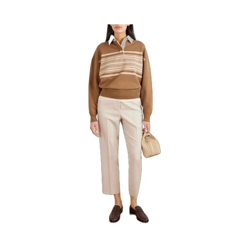 Dermot Wool And Cashmere Blend Casual Pants