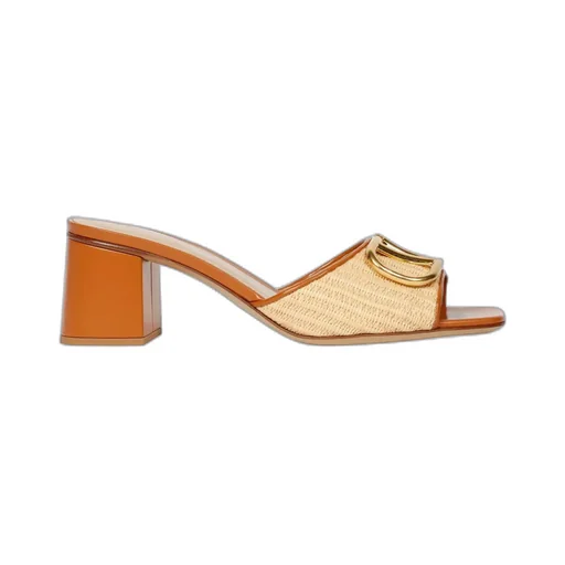 Valentino Vlogo Signature Slip-On Slide Sandals
